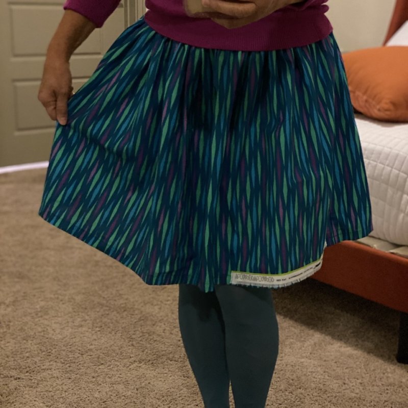 So what do you do when you get to Quilt Market…Skirt Tutorial