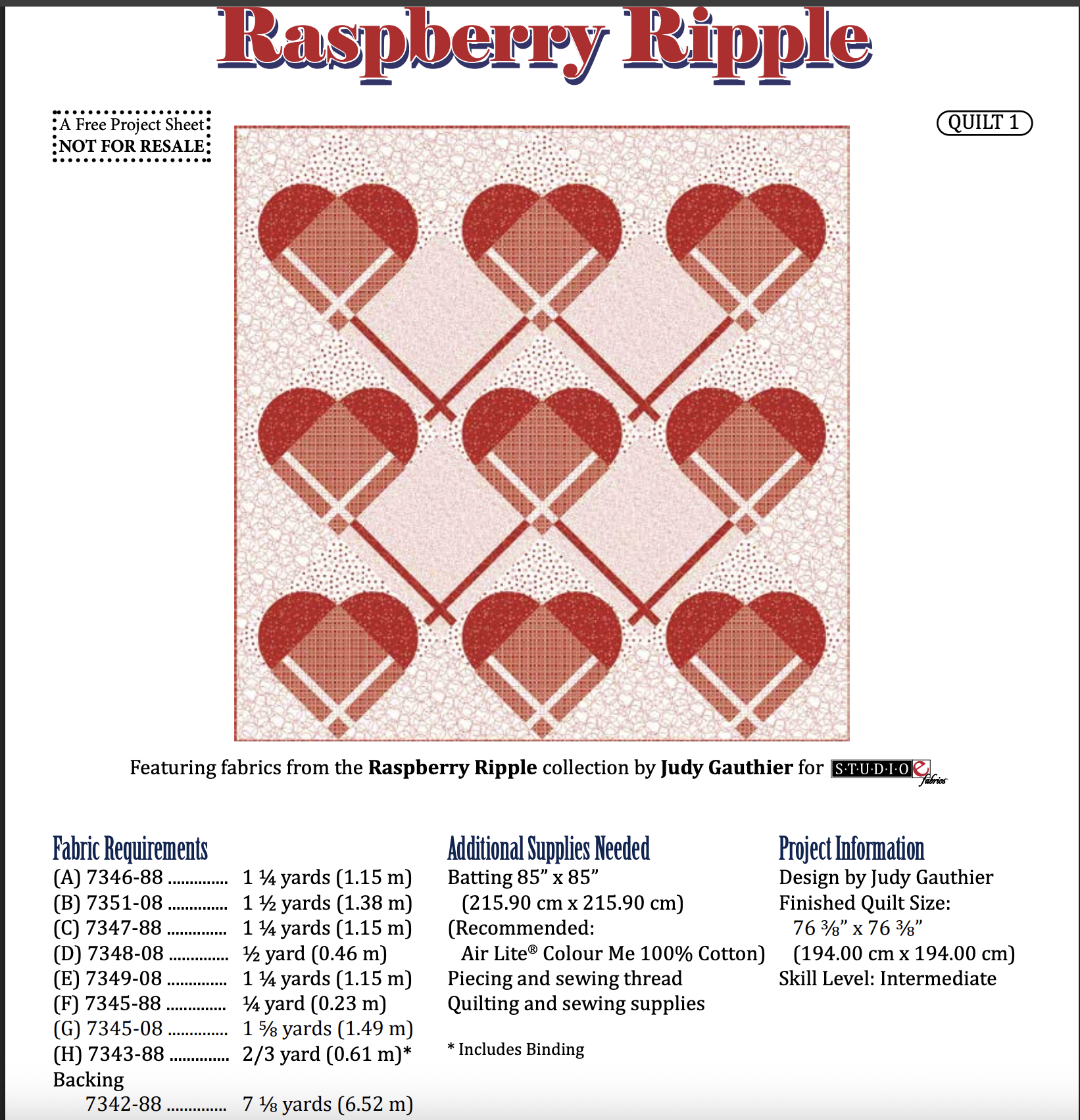 Raspberry Tea Quilt Pattern Raspberry Ripple Quilt - Bungalow Quilting